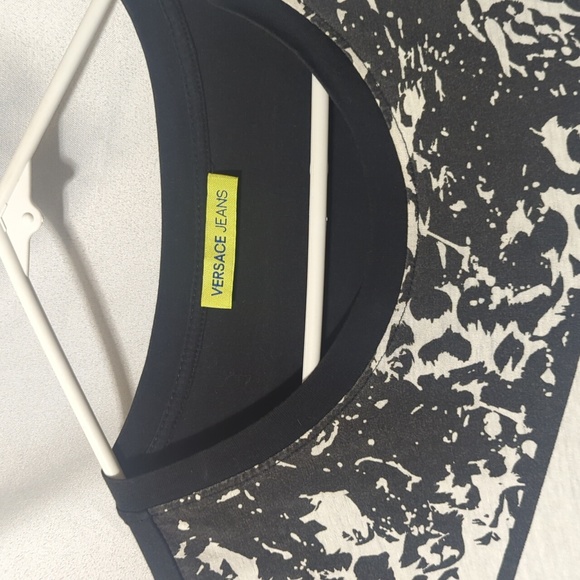 Versace Jeans Men's Size XL Black & White Tee Shirt - Picture 2 of 6